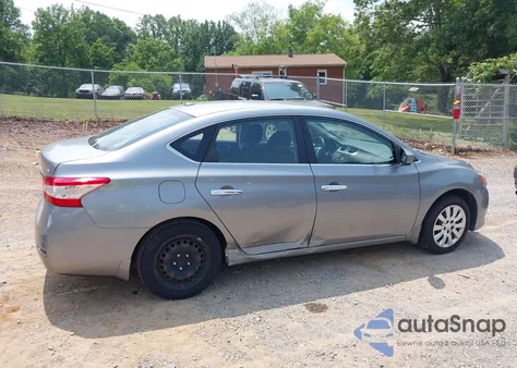 2013 Nissan Sentra S/Sv/Sr/Sl из США, поврежденный, VIN 3N1AB7AP7DL740837